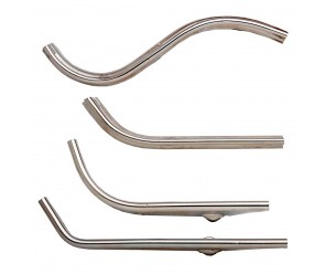 Conjunto de quatro suportes de goiva curva