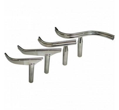 Conjunto de quatro suportes de goiva curva