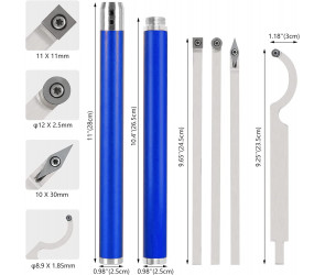 Set de Torneado en estuche WCS-SET6C 2
