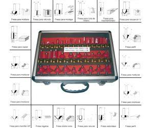 Alubox 35 - Estuche fresas perfiladas