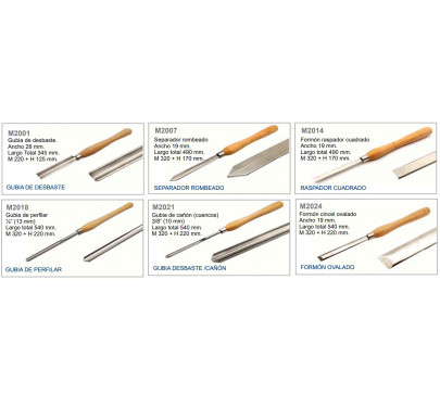 SET6C-M2 Estuche de seis gubias CRIOGËNICAS