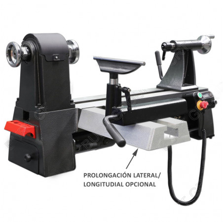 Torno para Madera MC 1421 VDA – 1,5 CV con Velocidad Variable y Visor Digital