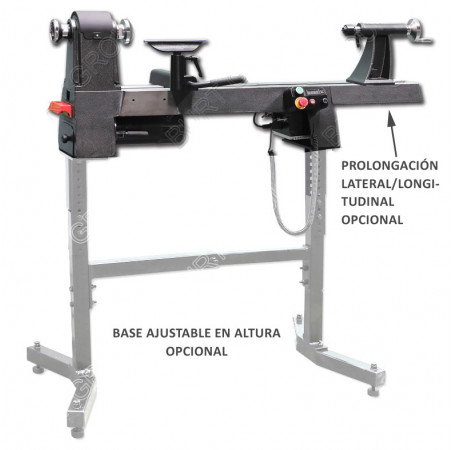 Torno para Madera MC 1421 VDA – 1,5 CV con Velocidad Variable y Visor Digital