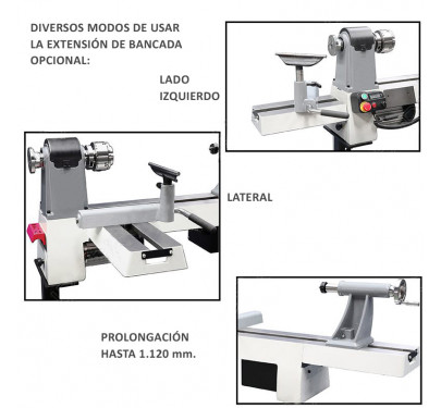 Torno de mesa Lombarde MC 1420 VDA