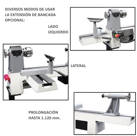 Torno de mesa Lombarde MC 1420 VDA