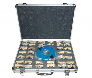 LOMB 120(158)x40x50mm eje - Cabezal Tupi con 36 juegos cuchillas