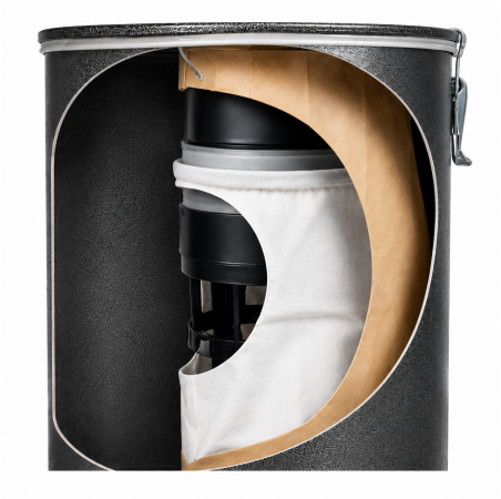 Aspirador Industrial 37L 2x1200W | Extração Madeira